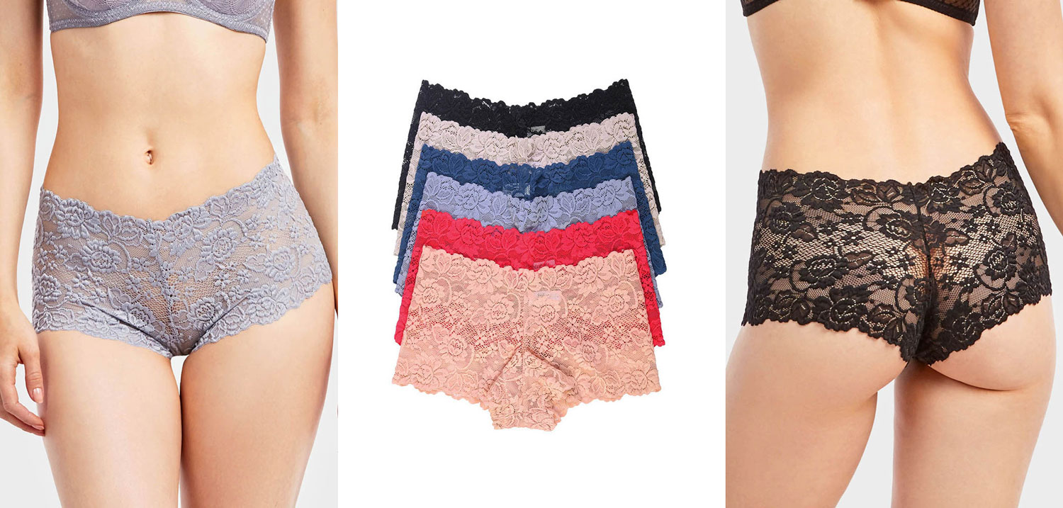 boyshorts panties lace