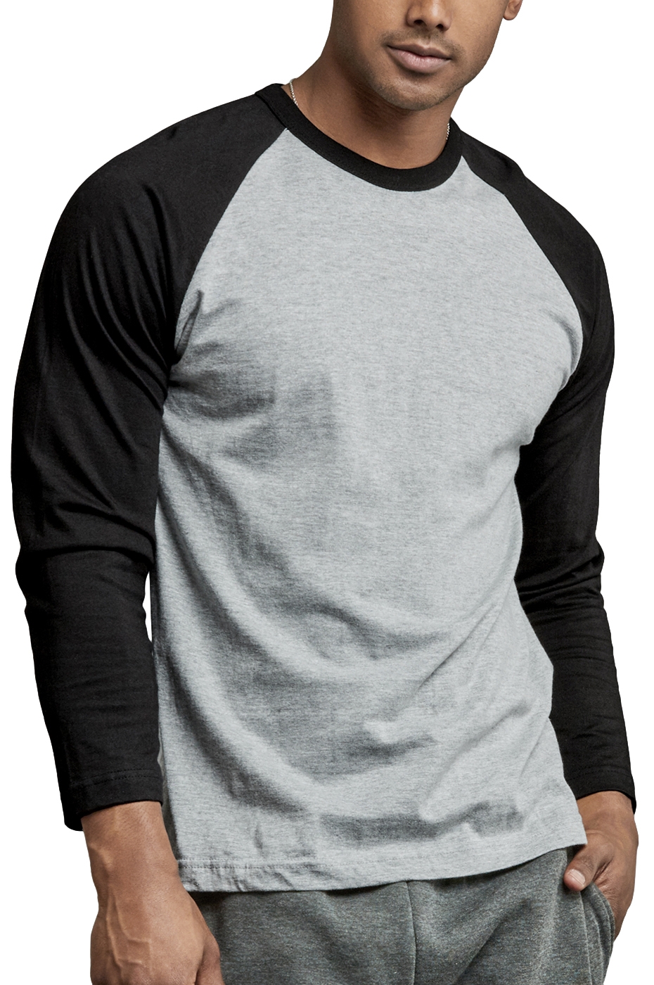 mens long sleeve raglan