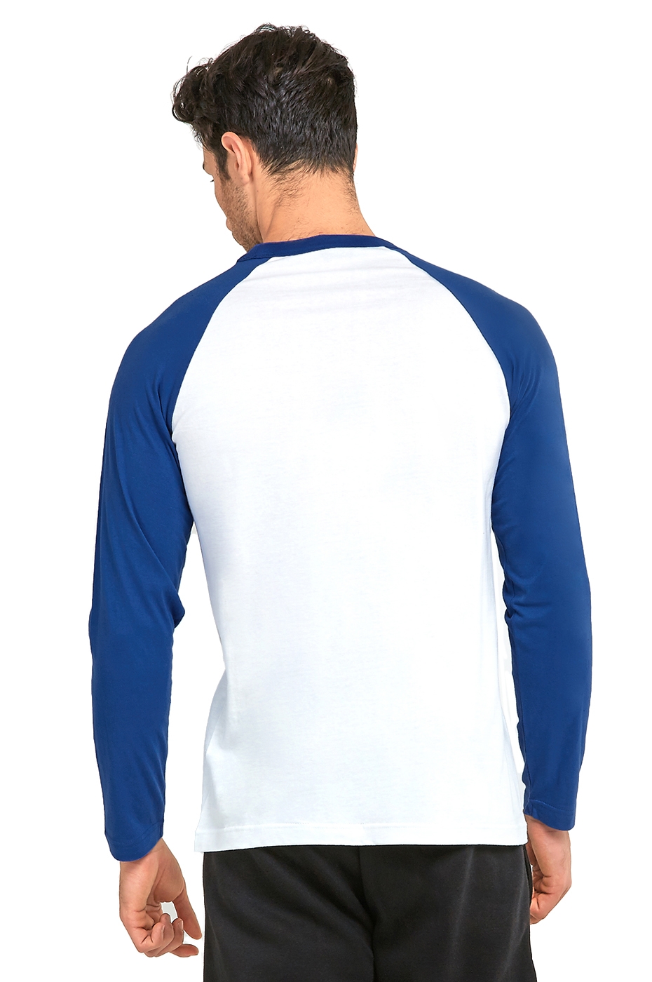 Download Men's Long Sleeve Baseball T-Shirt Raglan Jersey Two Tone ...