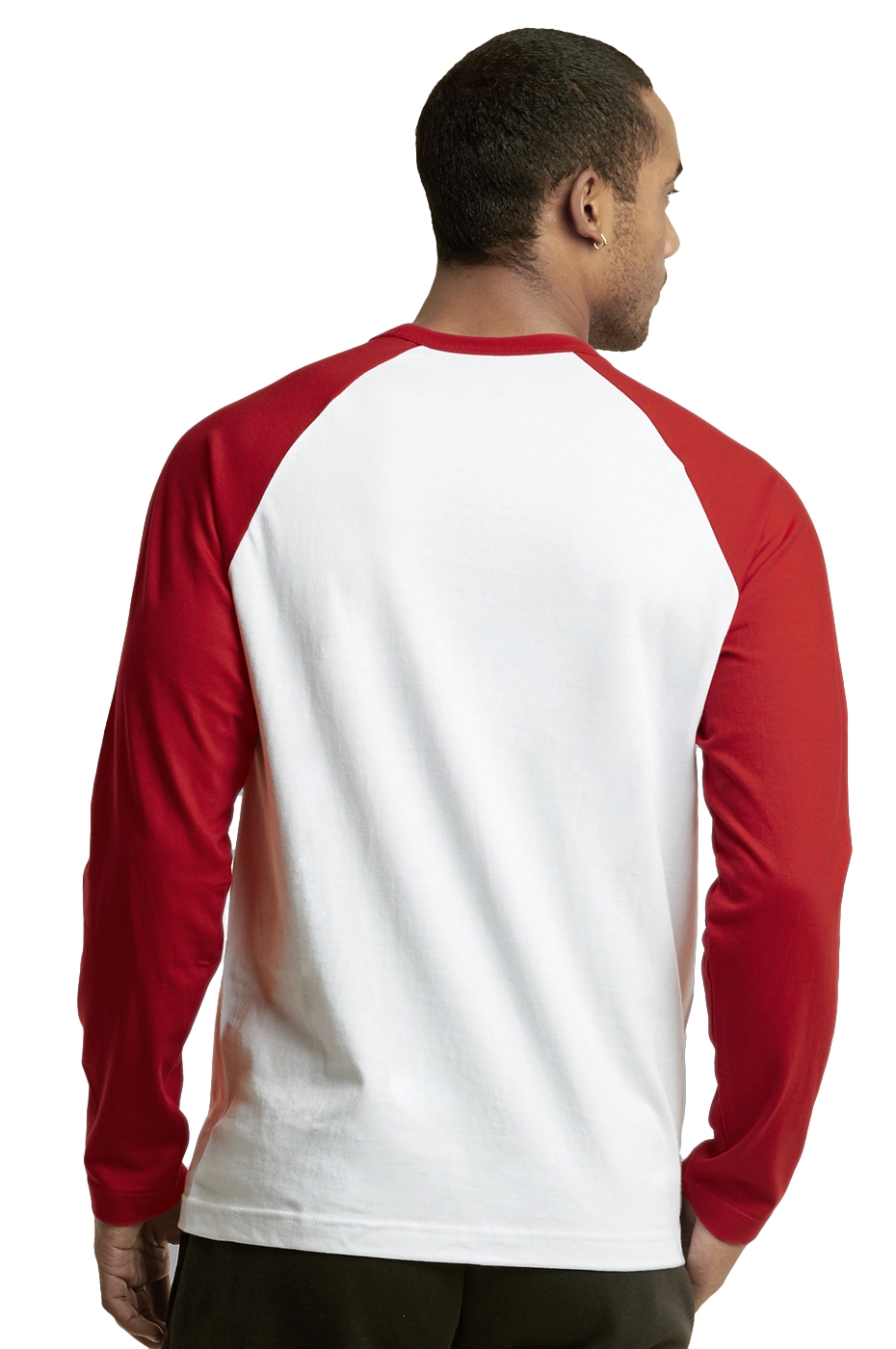 Download Men's Long Sleeve Baseball T-Shirt Raglan Jersey Two Tone ...