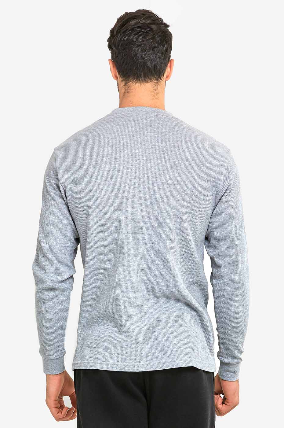 Men's Waffle Knit Thermal Shirt 