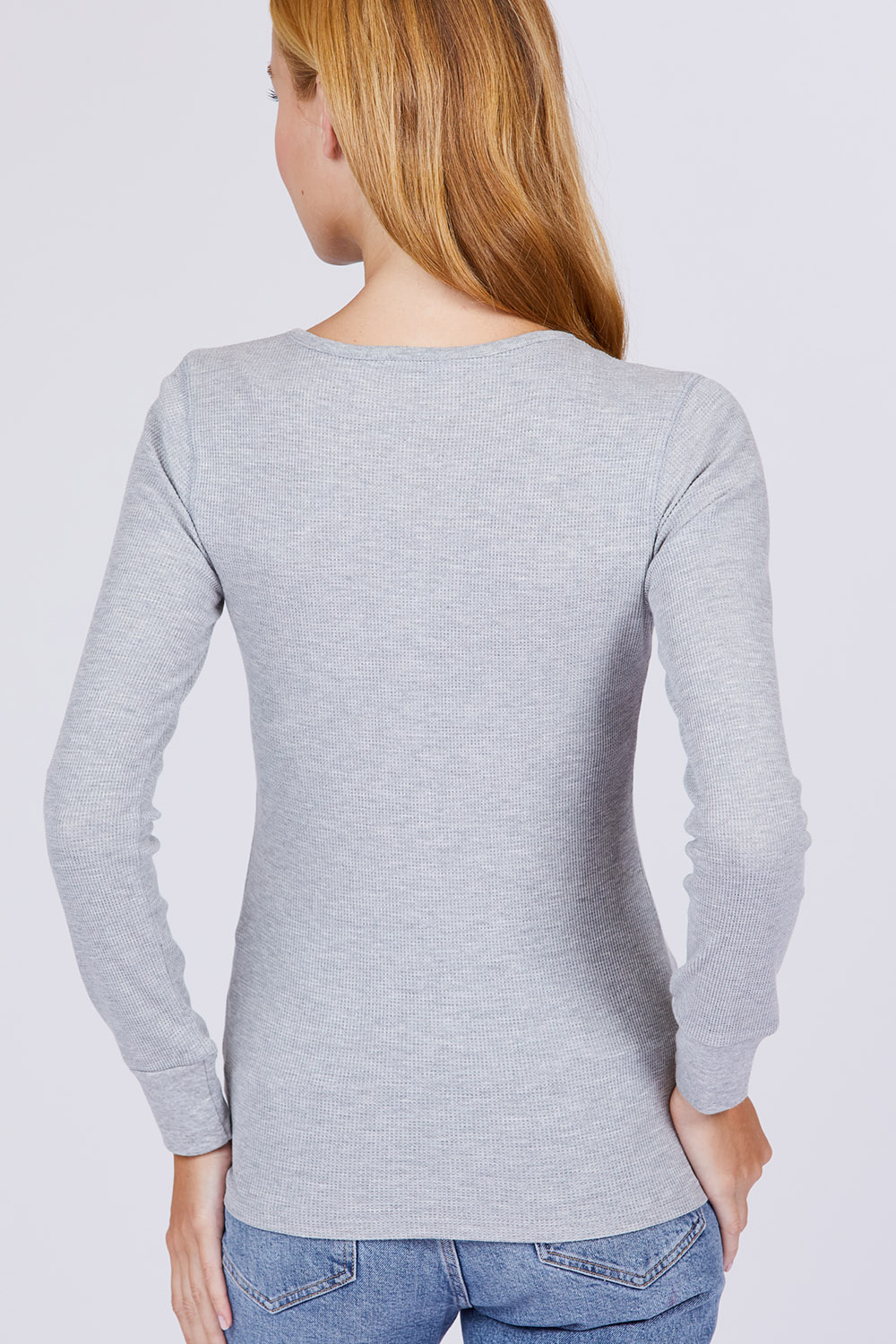 women's thermal knit shirts