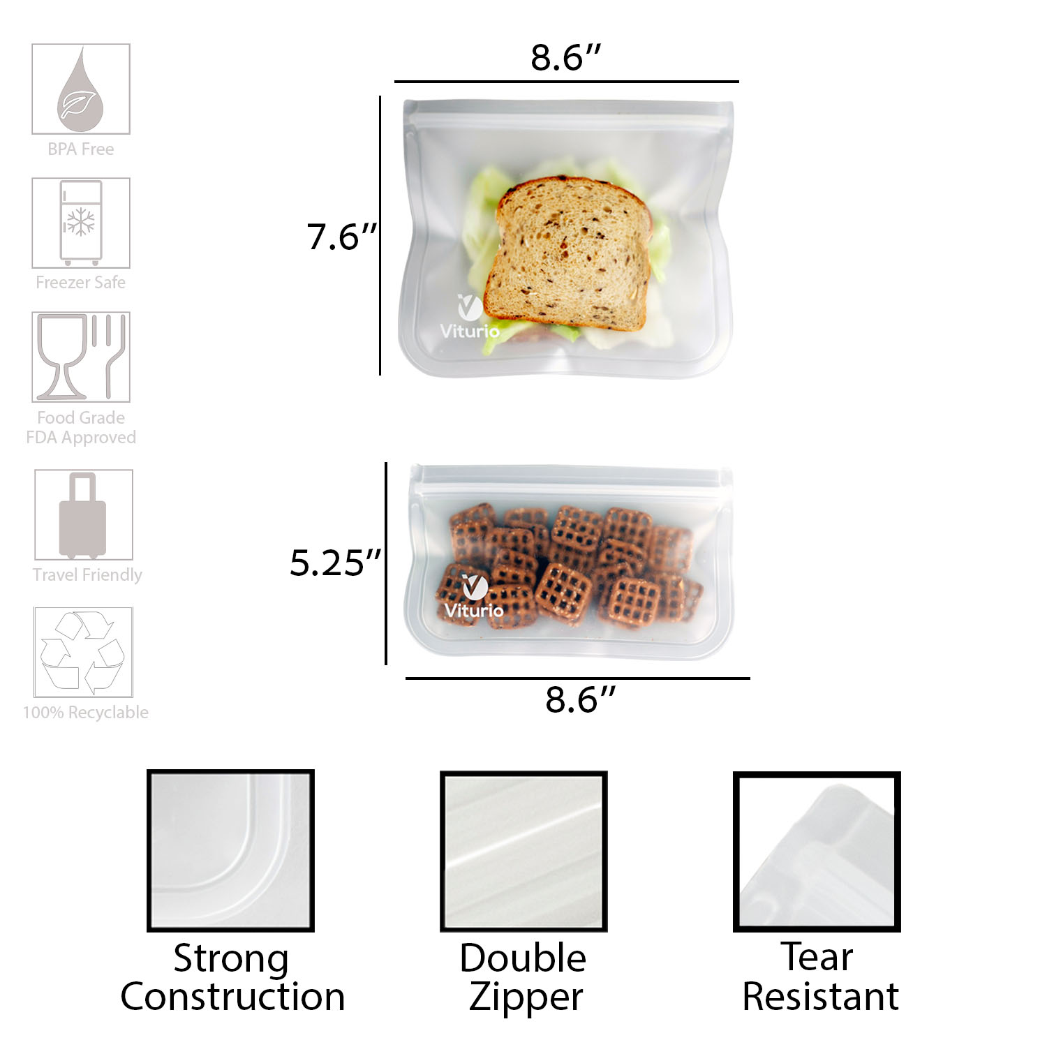 Ziploc Sandwich Size Bag 12/100 Case - Dovs by the Case