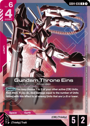 Gundam Throne Eins (Holofoil)