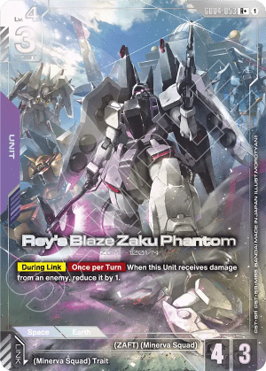 Rey's Blaze Zaku Phantom (Alt Art)