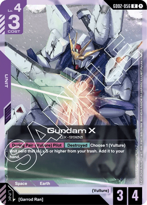 Gundam X (Holofoil)