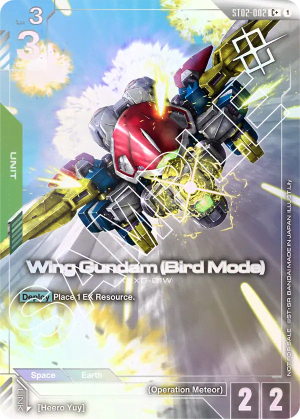 Wing Gundam (Bird Mode) (Alt Art)