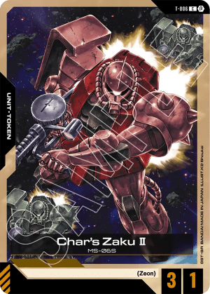 Char's Zaku Ⅱ (Normal,Beta)