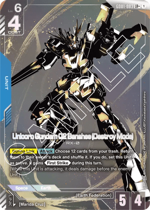 Unicorn Gundam 02 Banshee (Destroy Mode) (Alt Art)