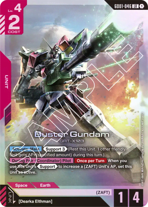 Buster Gundam (Holofoil)