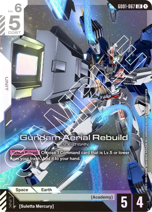 Gundam Aerial Rebuild (Holofoil)