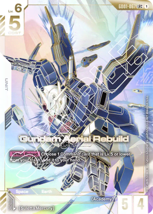 Gundam Aerial Rebuild (Special Alt Art)