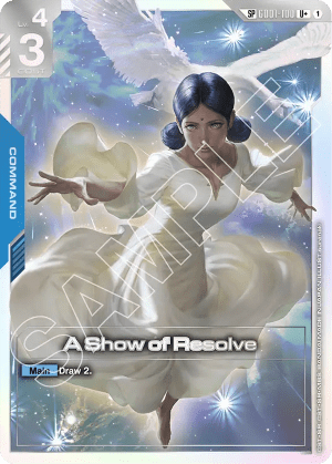 A Show of Resolve (Alt Art)