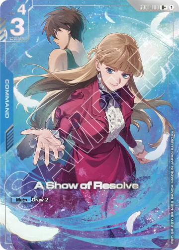 A Show of Resolve (Alt Art)