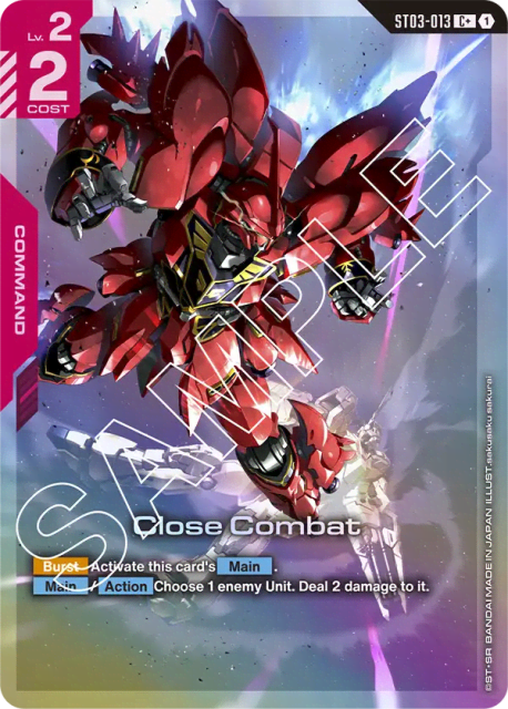 Close Combat (Alt Art) (13) — Zeon's Rush