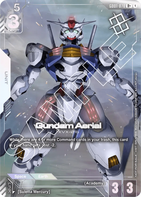 Gundam Aerial (Alt Art) (70) — Promotion Cards