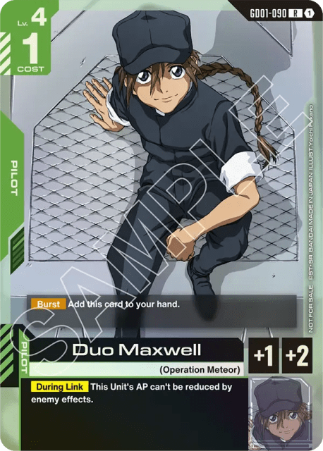 Duo Maxwell (Holofoil) (90) — Promotion Cards
