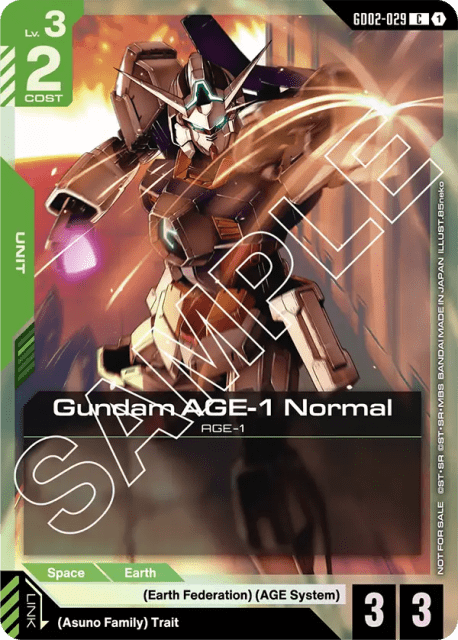 Gundam AGE-1 Normal (29) — Promotion Cards
