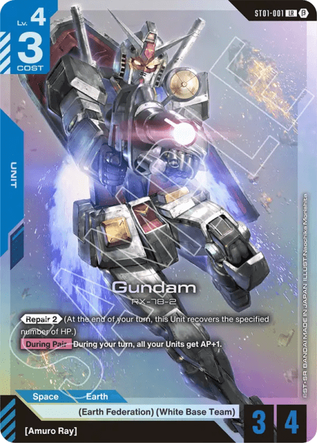 Gundam (Holofoil,Beta) (1) — Edition Beta