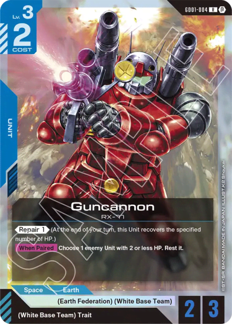 Guncannon (Holofoil,Beta) (4) — Edition Beta
