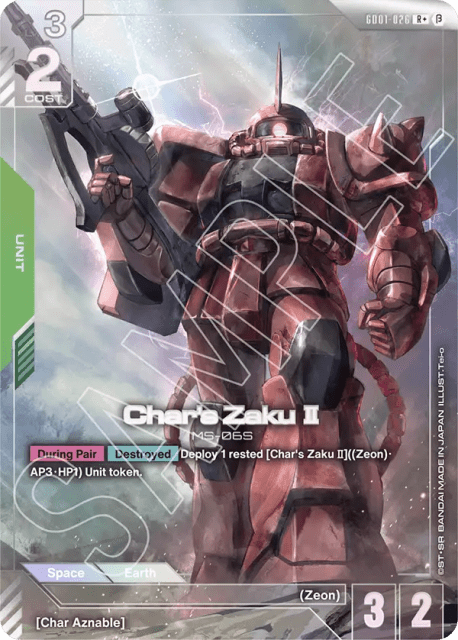 Char's Zaku Ⅱ (Alt Art,Beta) (26) — Edition Beta