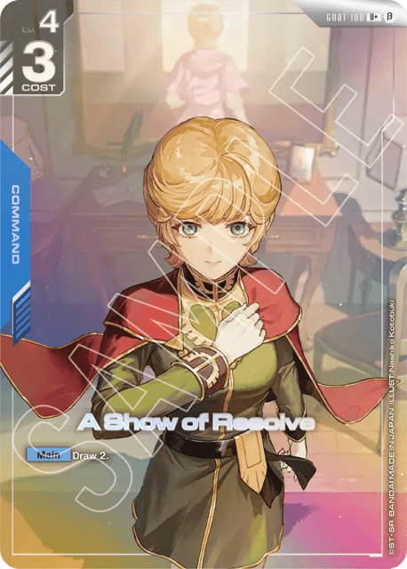 A Show of Resolve (Alt Art,Beta) (100) — Edition Beta