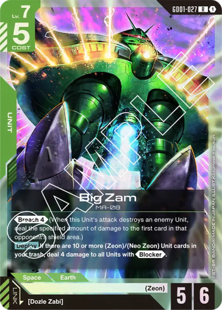Big Zam (Holofoil) (27) — Newtype Rising