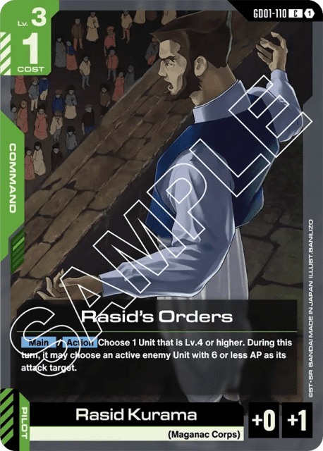 Rasid's Orders (110) — Newtype Rising