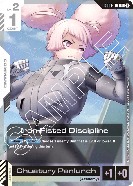Iron-Fisted Discipline (Holofoil) (119) — Newtype Rising