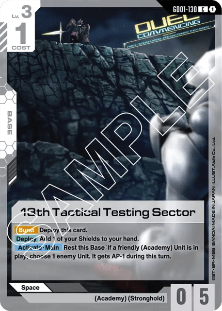 13th Tactical Testing Sector (130) — Newtype Rising
