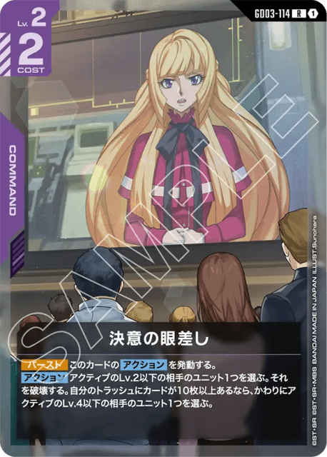 Look of Determination (Holofoil) (決意の眼差し) (114) — Steel Requiem
