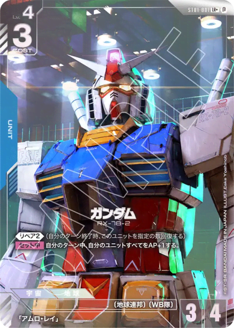 Gundam (Alt Art,Beta) (ガンダム) (1) — リミテッドBOX Ver.β (Edition Beta)