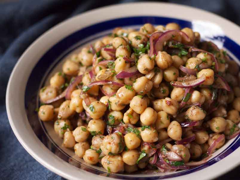 Chickpea Salad With Red Onion, Sumac, & Lemon Recipe Vanns Spices