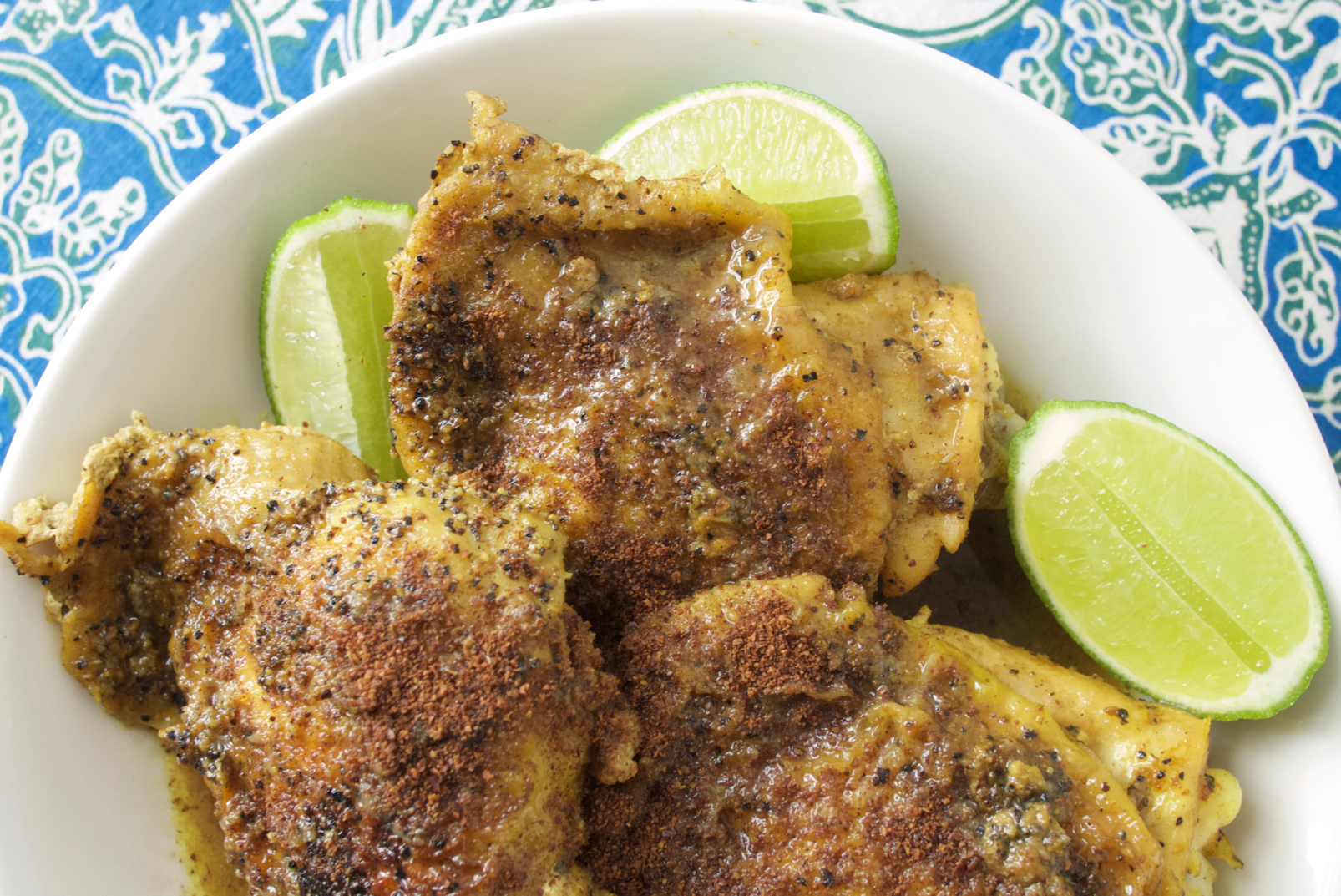 Braised Turmeric Chicken with Sumac and Lime Recipe Vanns Spices