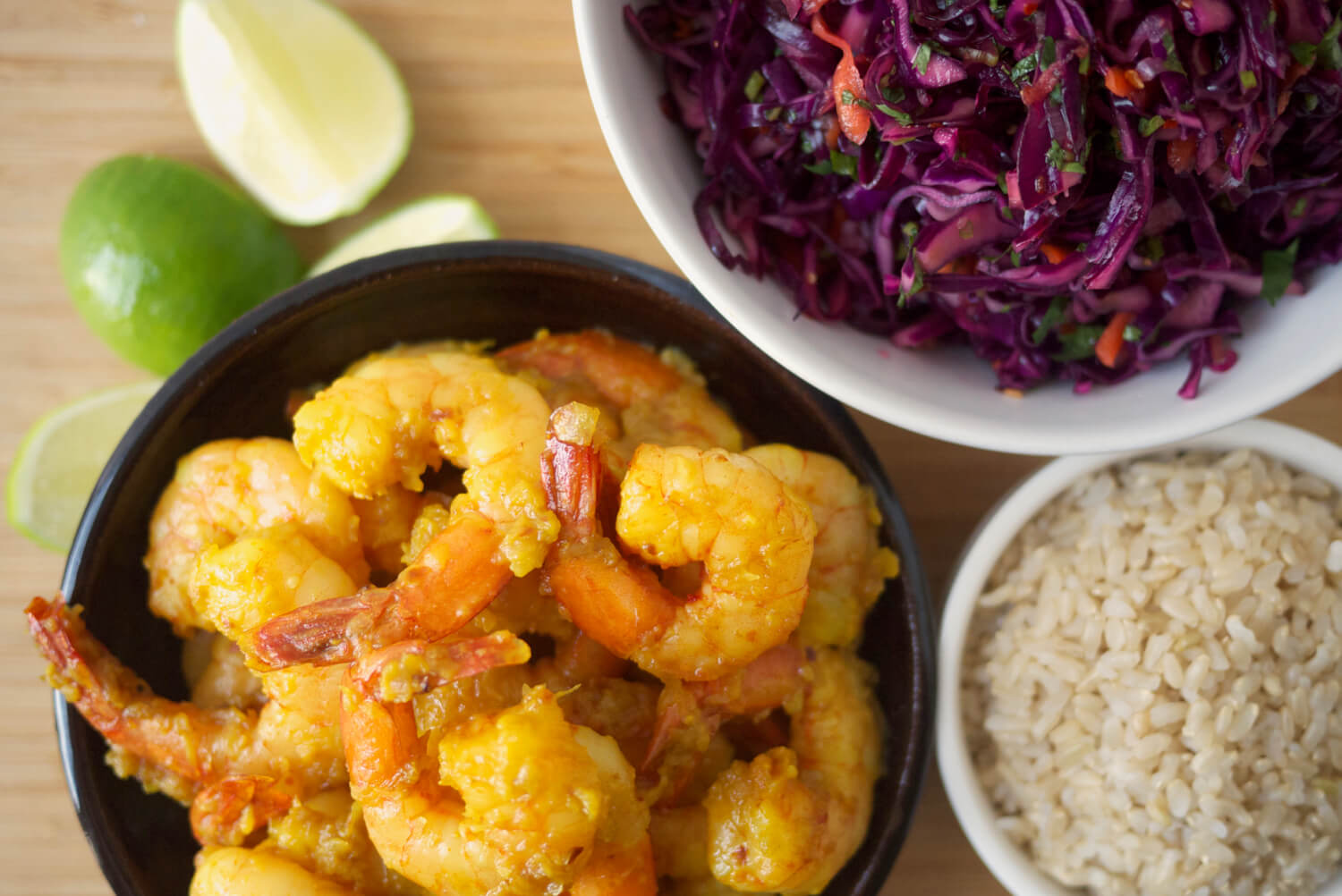 TurmericChili Shrimp with Spicy Slaw Recipe Vanns Spices