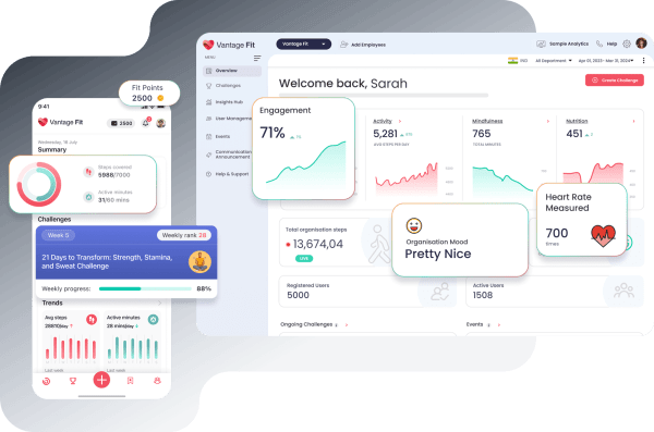 Image for showing the Vantage Fit App