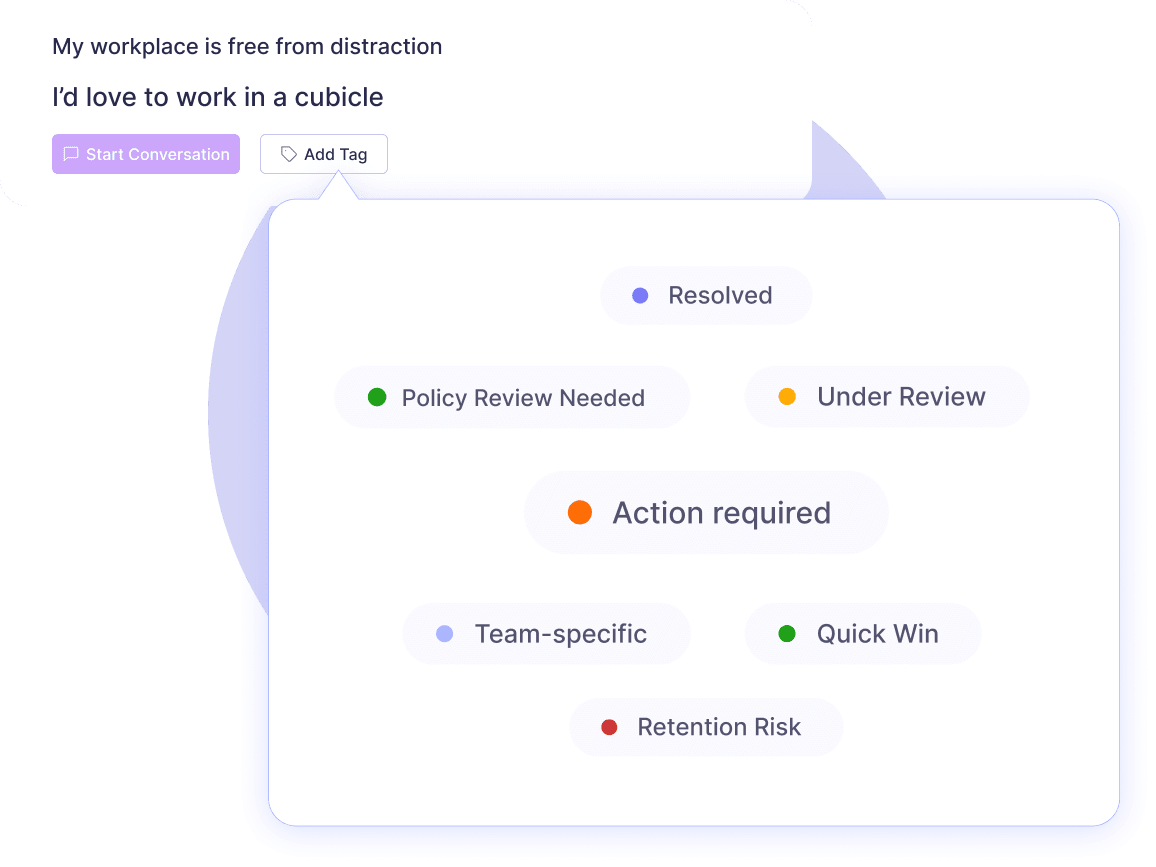 Every comment, instantly categorized and easy to find