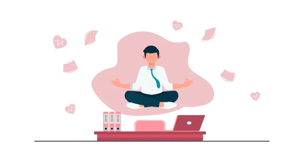 Mental and emotional wellness program components: mindfulness sessions, mood tracking, guided meditation, and stress management