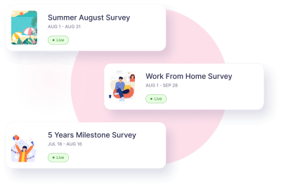 Parallel surveys dashboard illustration