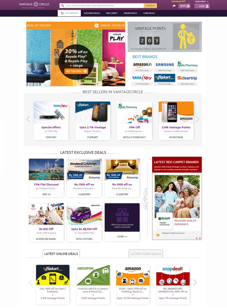 myvantage page