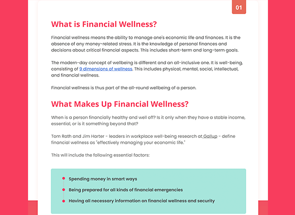 Implementing Financial Wellness with Vantage Fit Slide 1