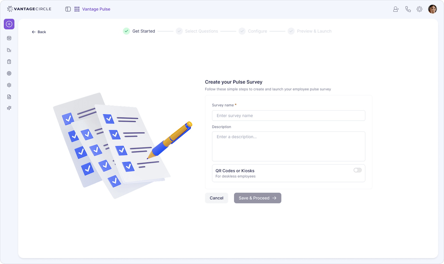 pulse survey builder