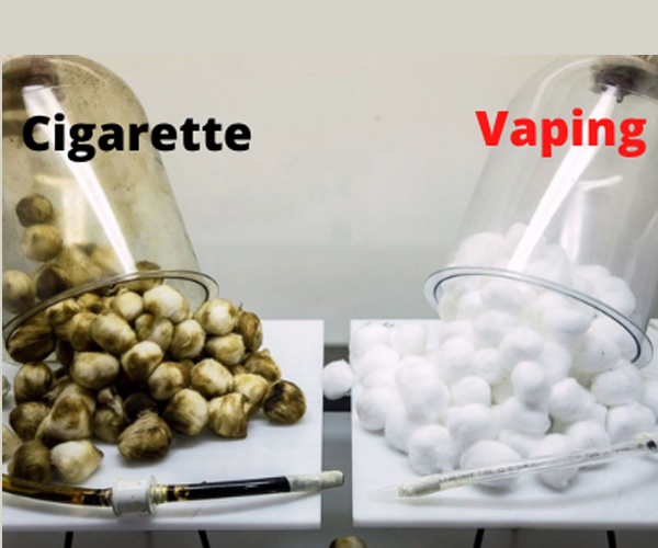 Smoking Cigarettes Vs. Vaping