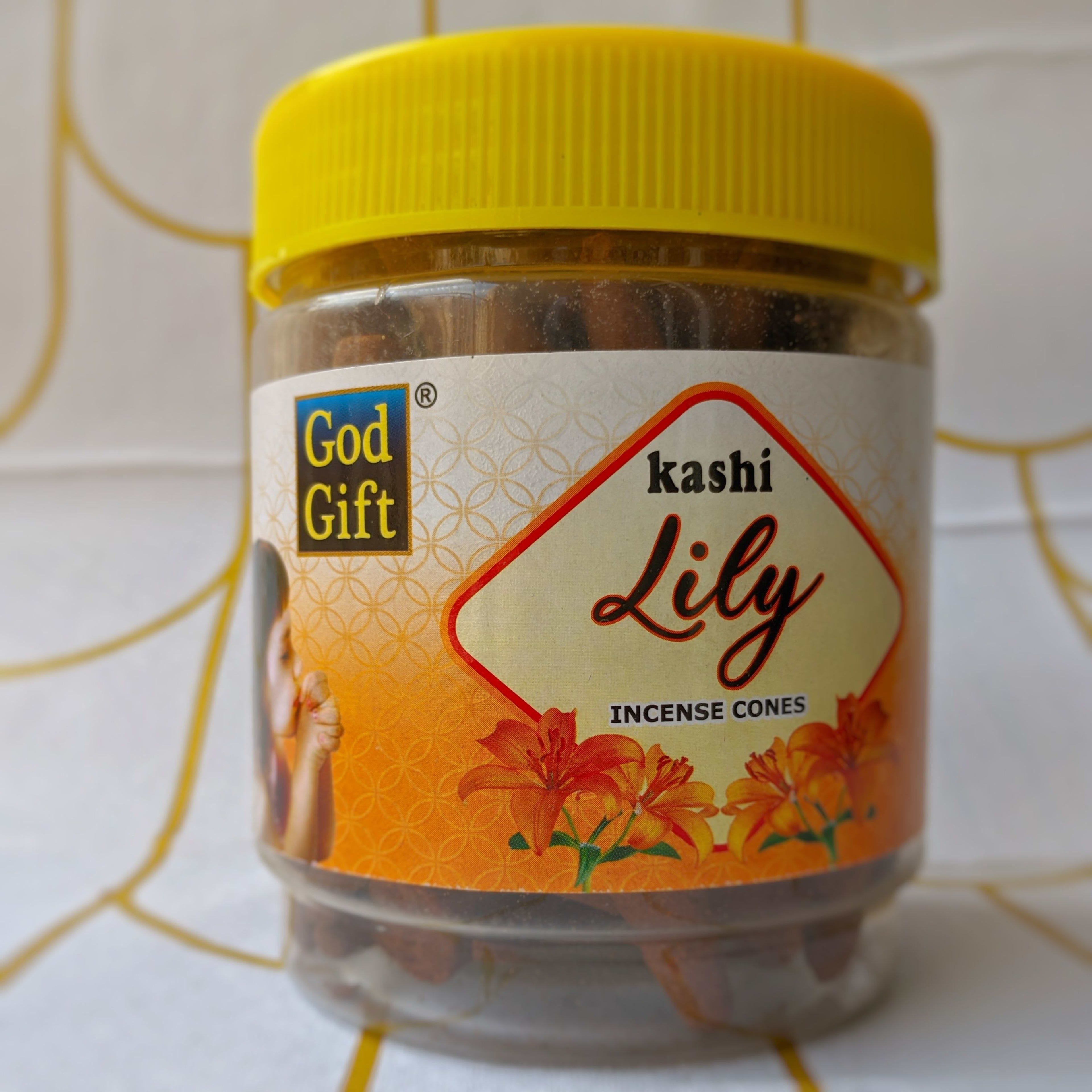 God Gift Lily Cone Dhoop (200g)