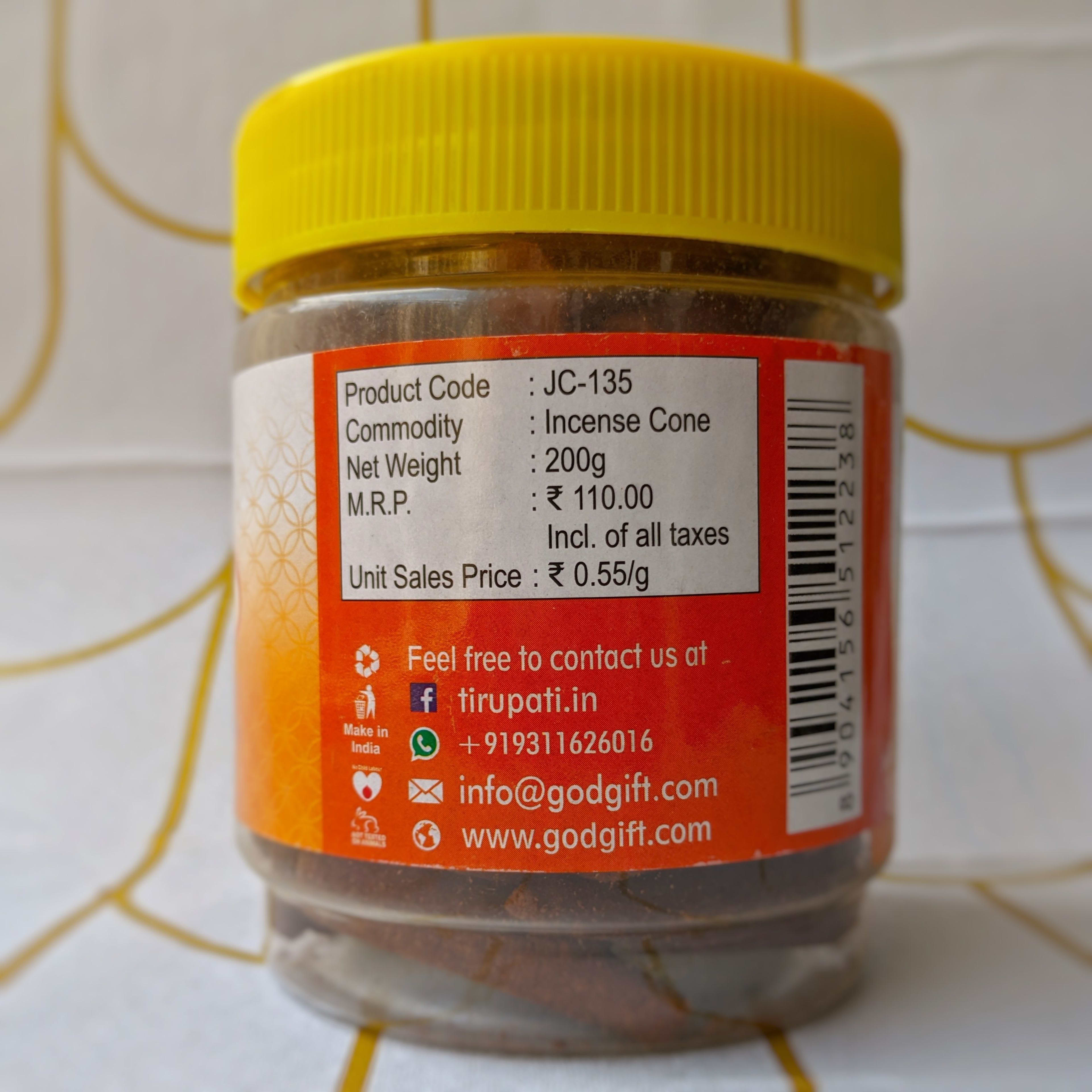 God Gift Lily Cone Dhoop (200g) - view 2
