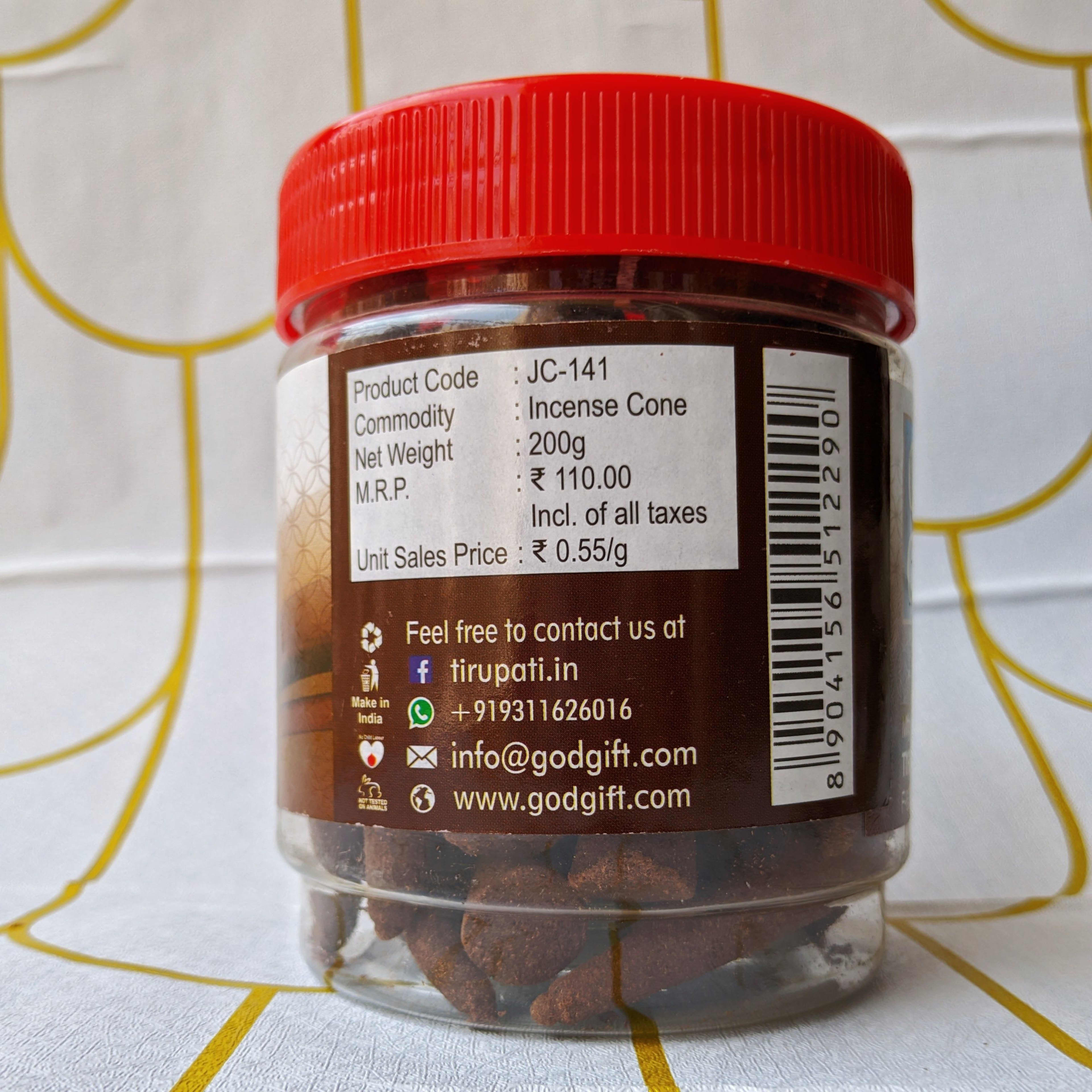God Gift Lobhan Cone Dhoop (200g) - view 2
