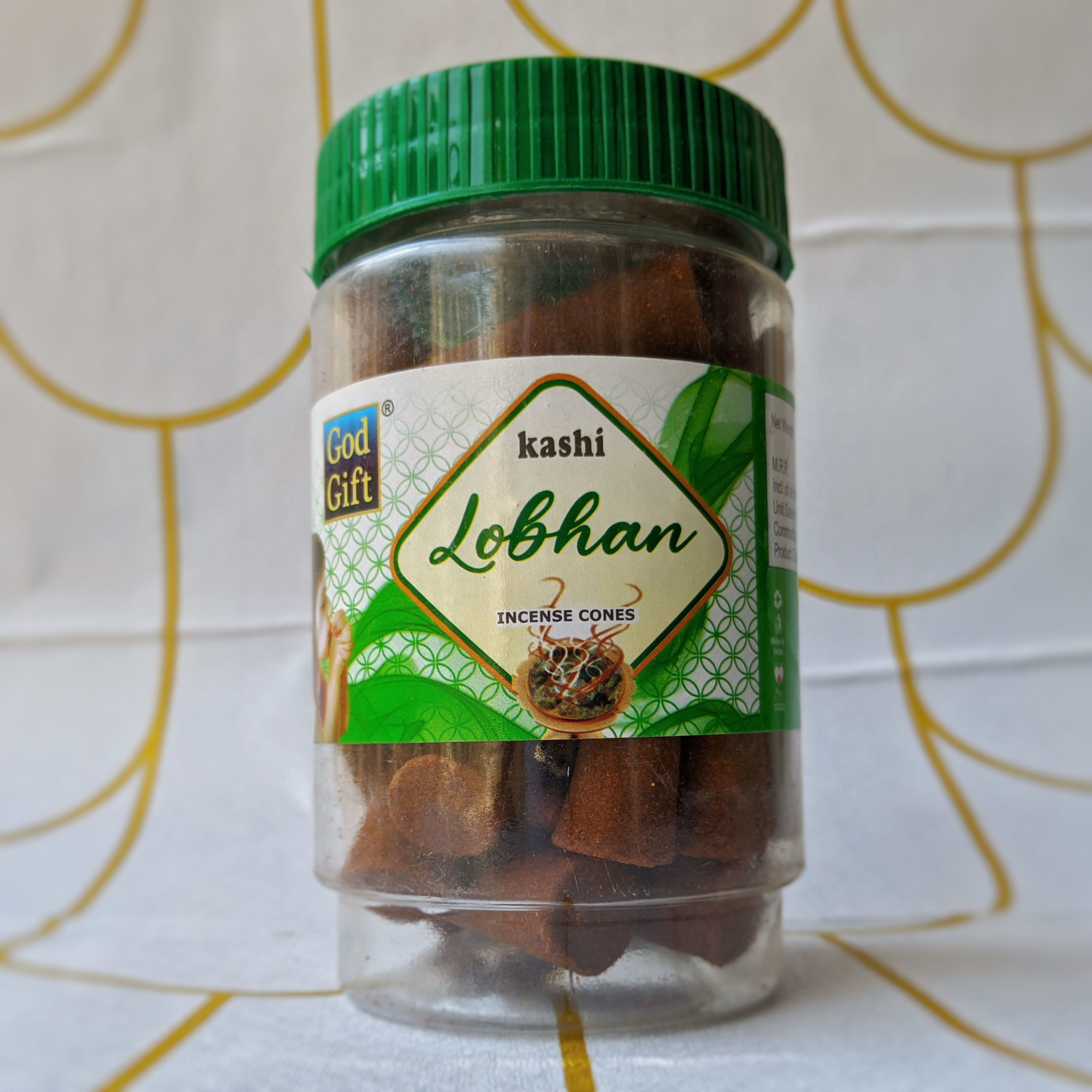 God Gift Lobhan Cone Dhoop (120g)