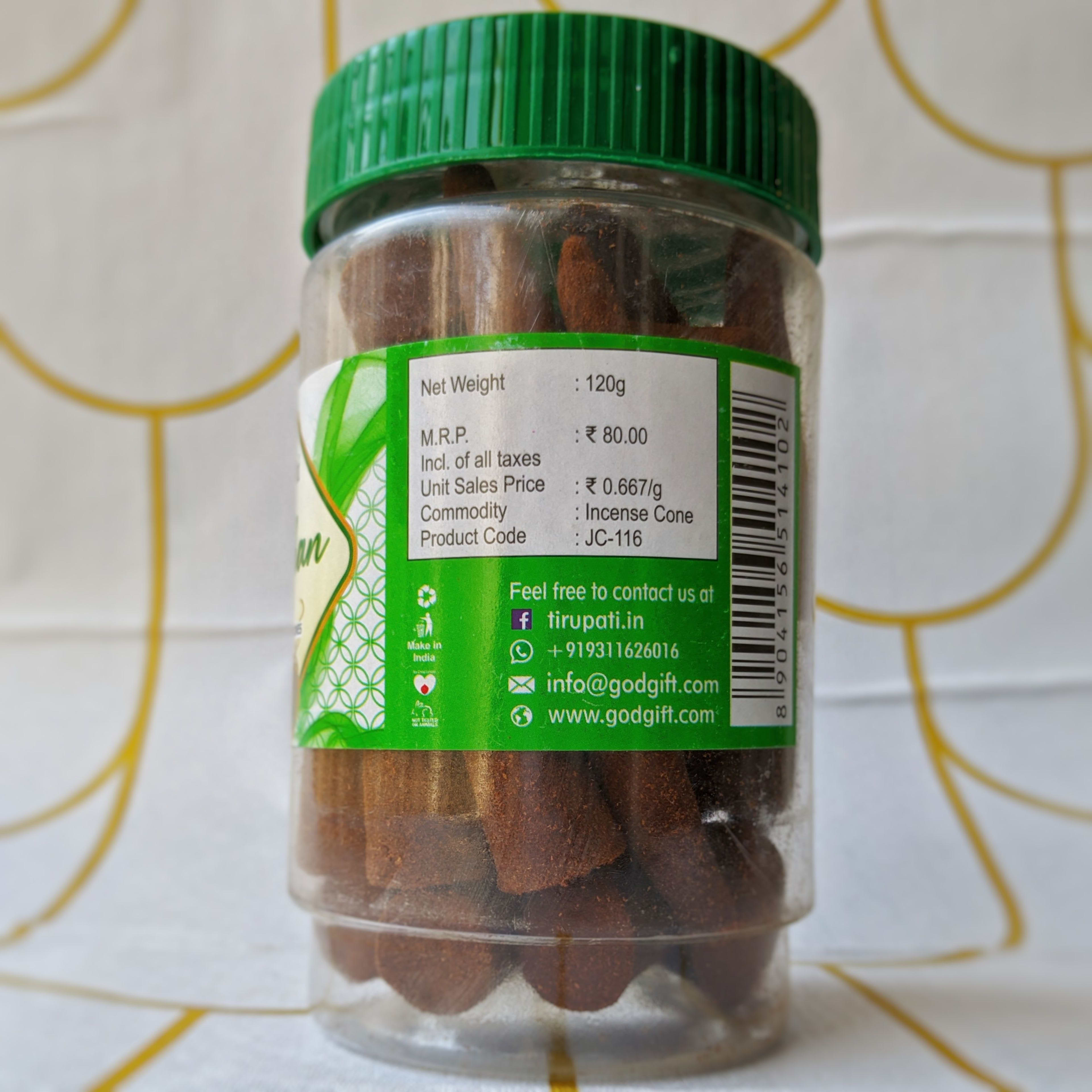 God Gift Lobhan Cone Dhoop (120g) - view 2