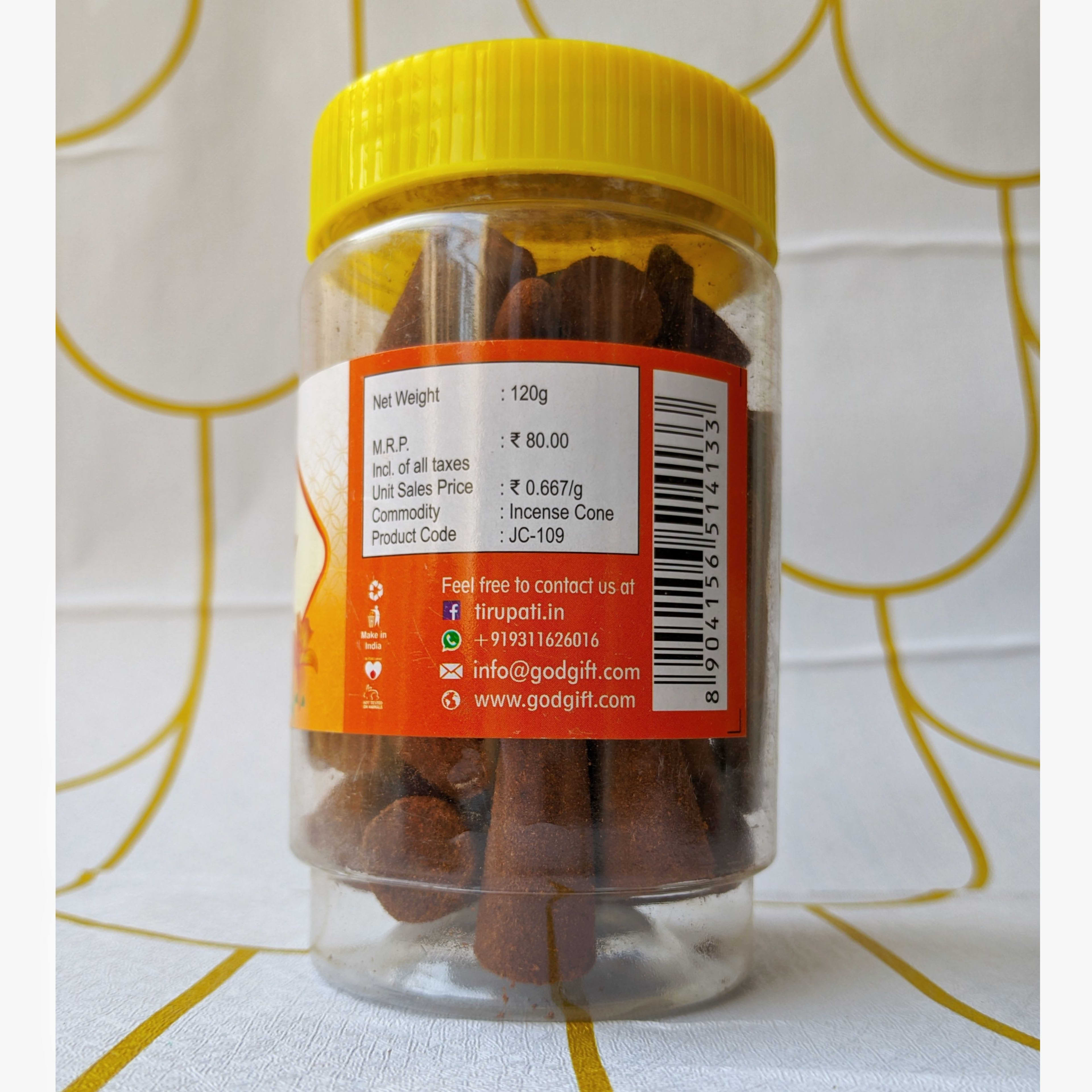 God Gift Lily Cone Dhoop (120g) - view 2
