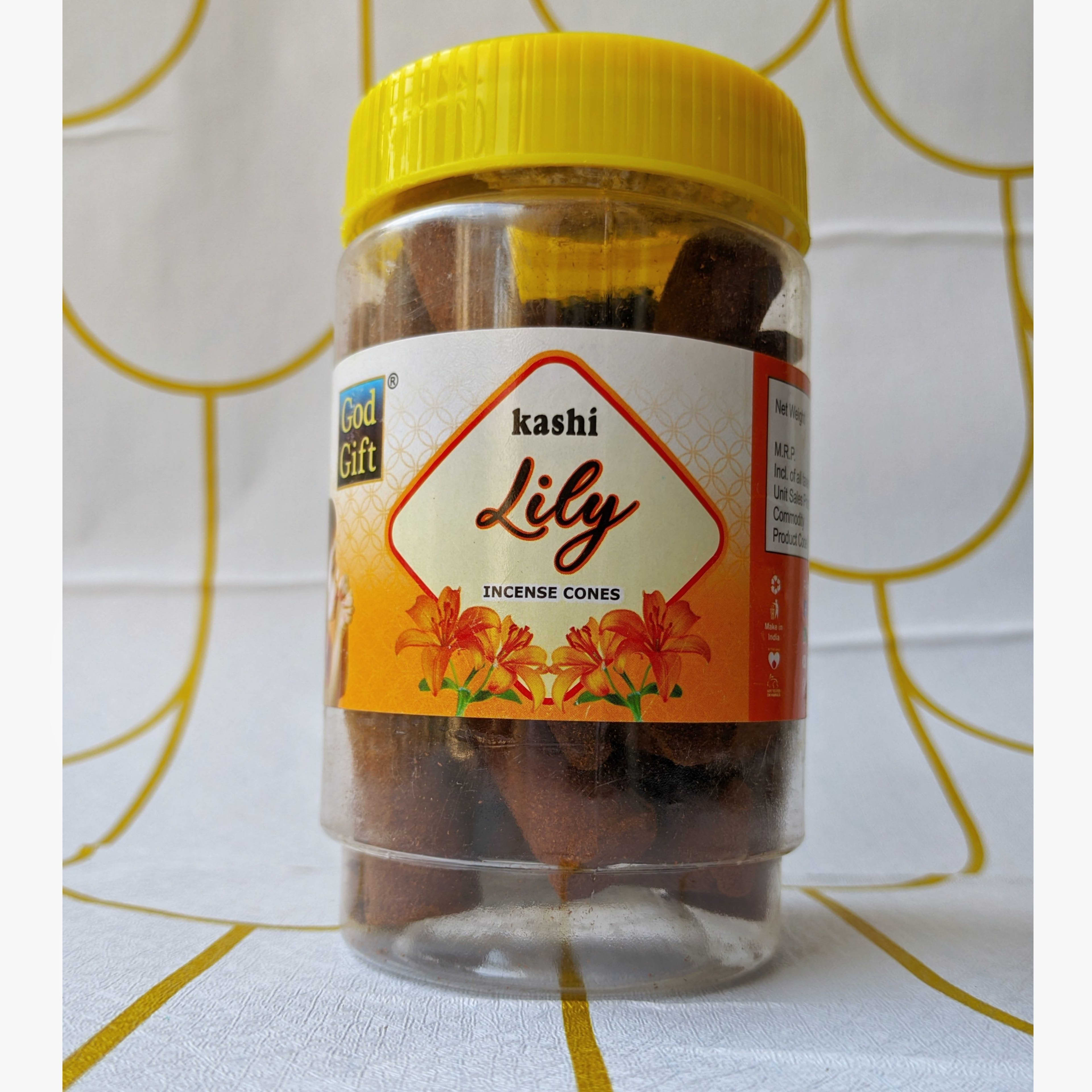 God Gift Lily Cone Dhoop (120g)
